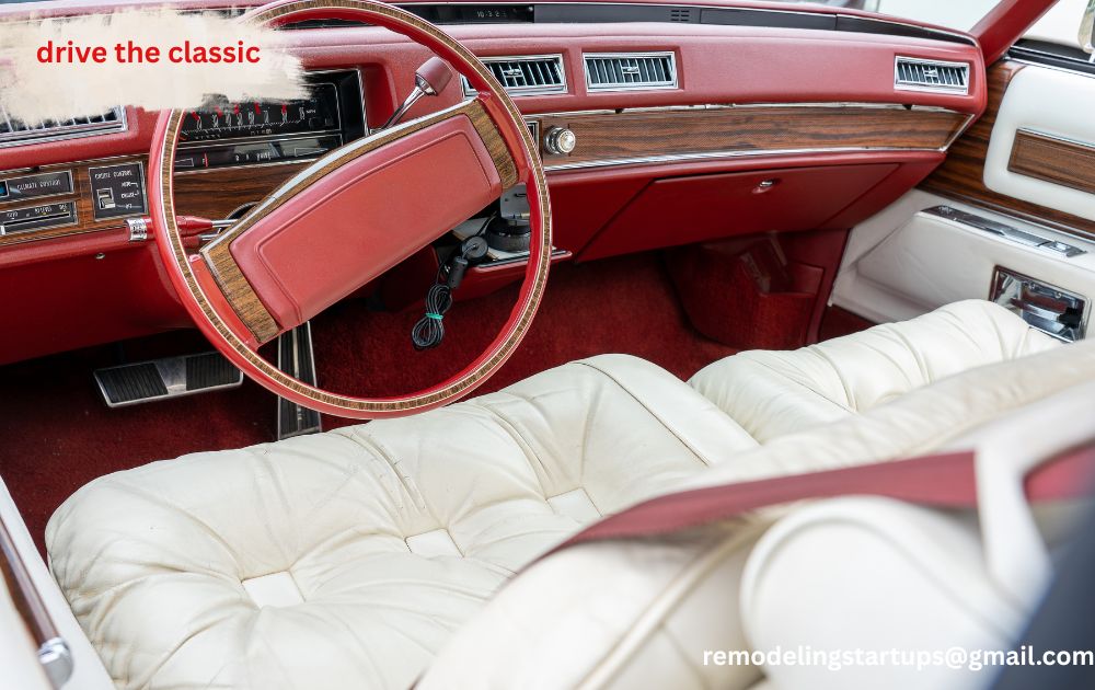 drive the classic car on an open road