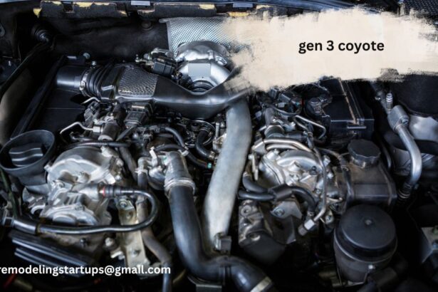 gen 3 coyote five point zero v8 engine crate motor displaying intake manifold and dual fuel injection setup