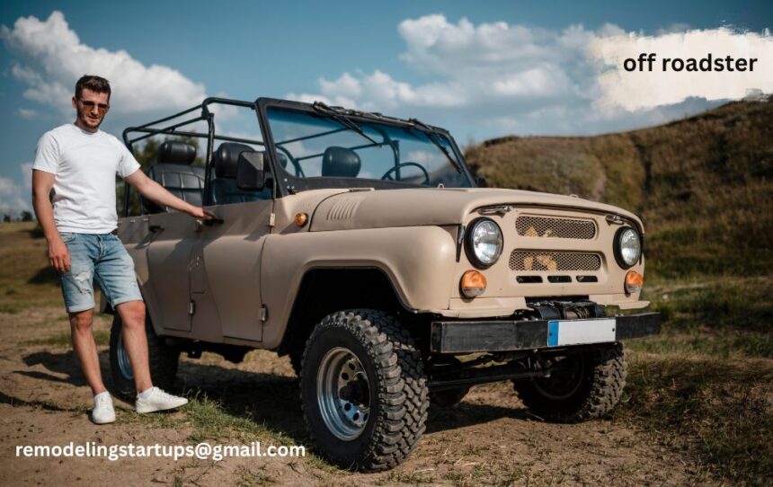 Insane off roadster vehicle tackling a rugged muddy mountain trail