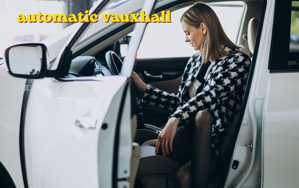 Automatic Vauxhall used car parked showing smooth automatic driving option