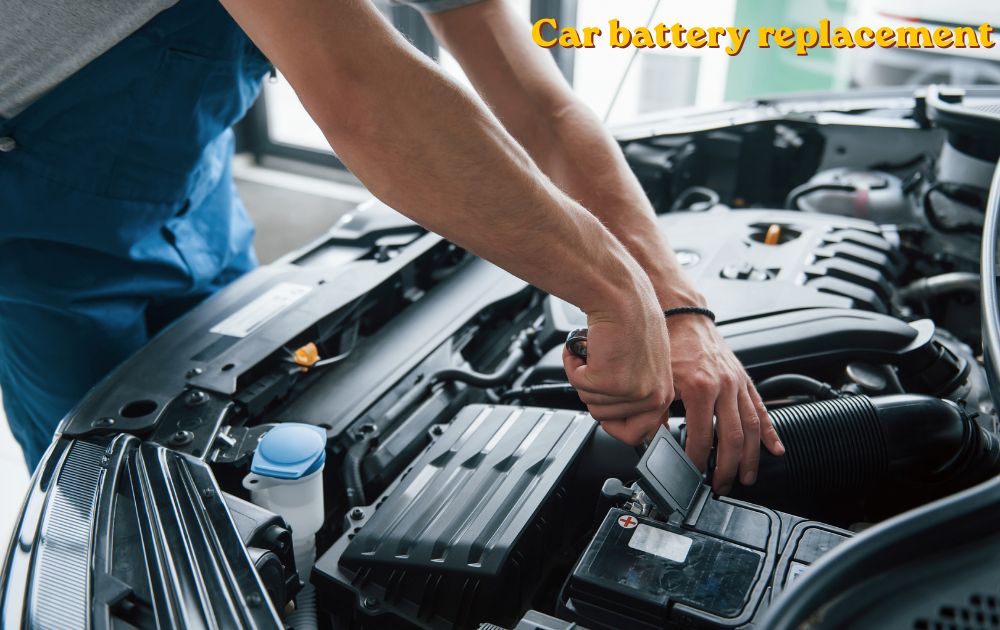 Car battery replacement related searches showing cost near me and cheapest options