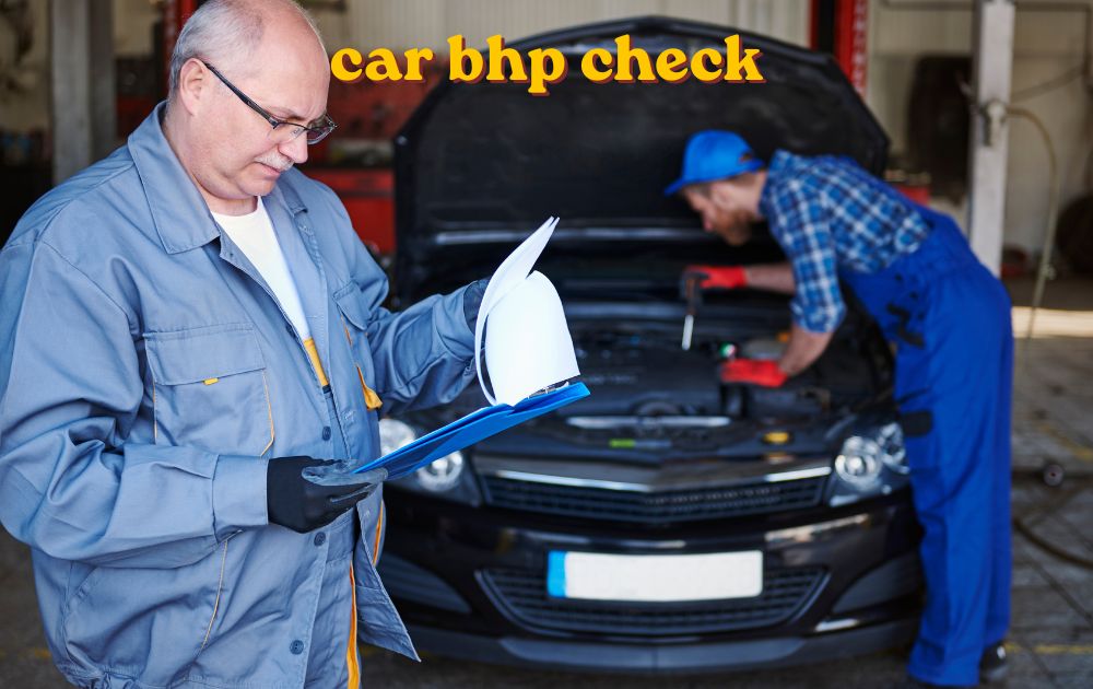 car bhp check results shown on a phone screen before buying a car