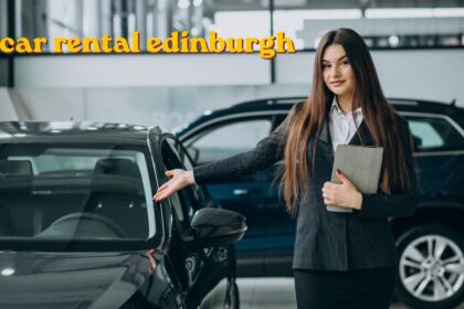 car rental edinburgh pickup counter at airport terminal