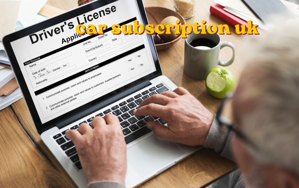 car subscription uk driver collecting a new vehicle outside a modern house