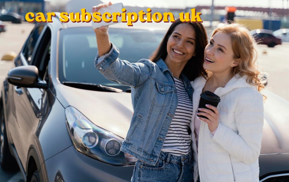 car subscription uk driver collecting a new vehicle outside a modern house