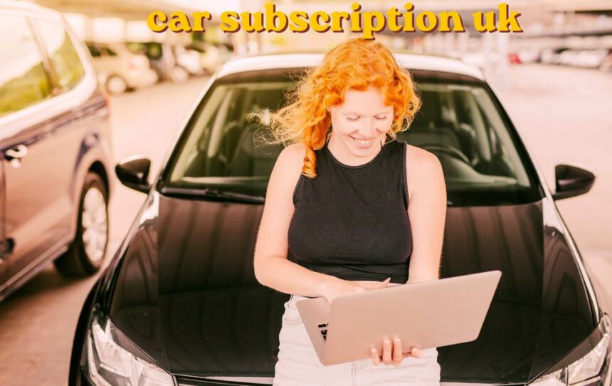 car subscription uk driver collecting a new vehicle outside a modern house