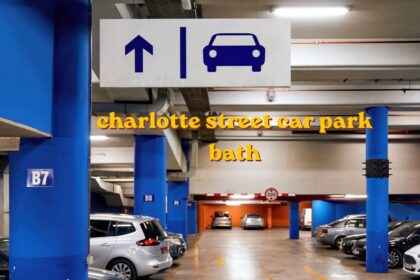 charlotte street car park bath entrance with clear signage in Bath city centre