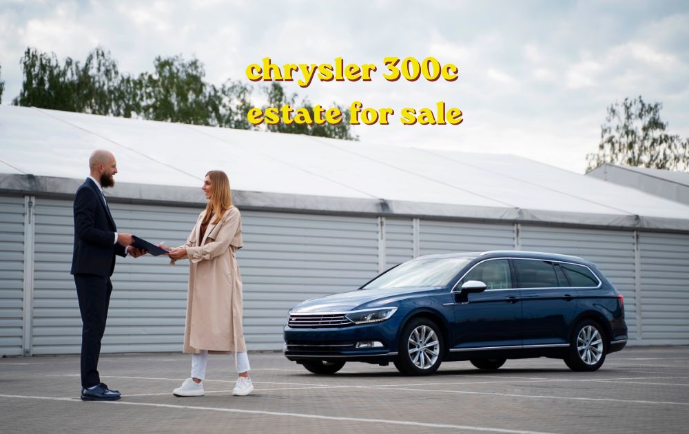 Chrysler 300C Estate for sale parked showing exterior styling and estate body shape