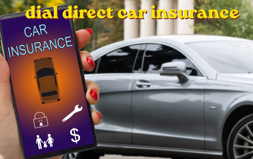 Dial Direct Car Insurance policy documents and car keys on a table