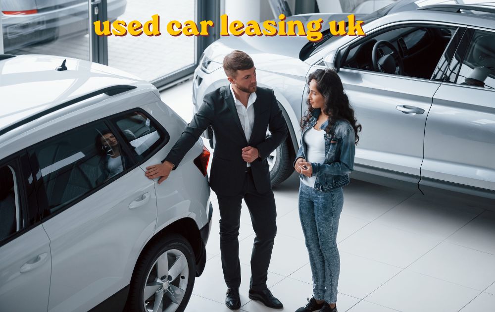 used car leasing uk driver collecting a nearly new leased car