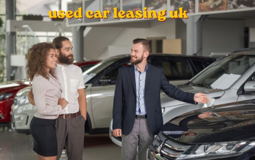 used car leasing uk driver collecting a nearly new leased car