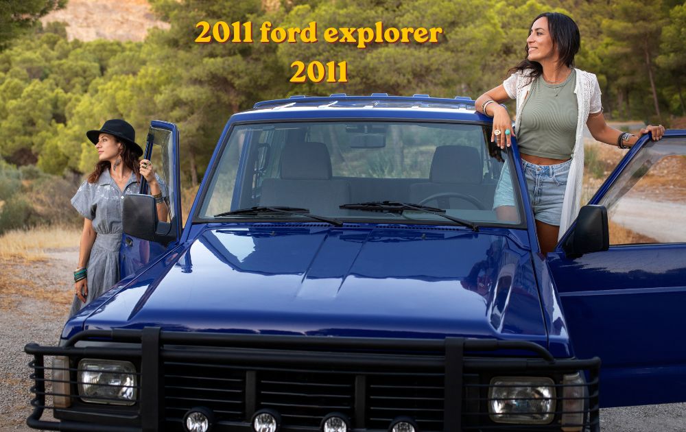 2011 Ford Explorer 2011 parked outdoors showing its crossover-style redesigned SUV body