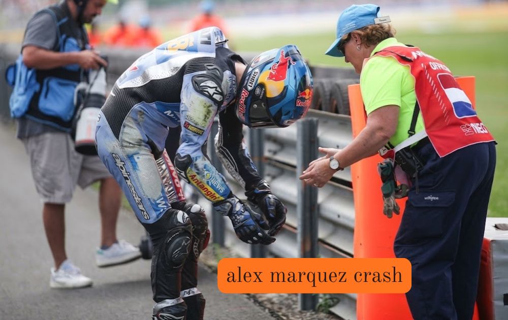 Alex Marquez crash at 2026 Catalan GP Gresini Racing Ducati