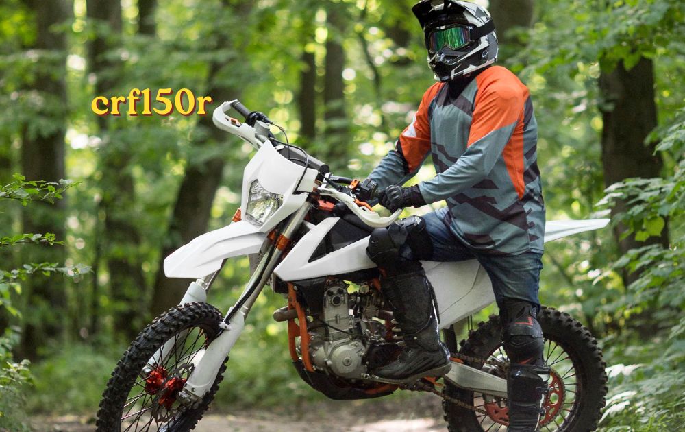 Honda CRF150R youth motocross bike on dirt track
