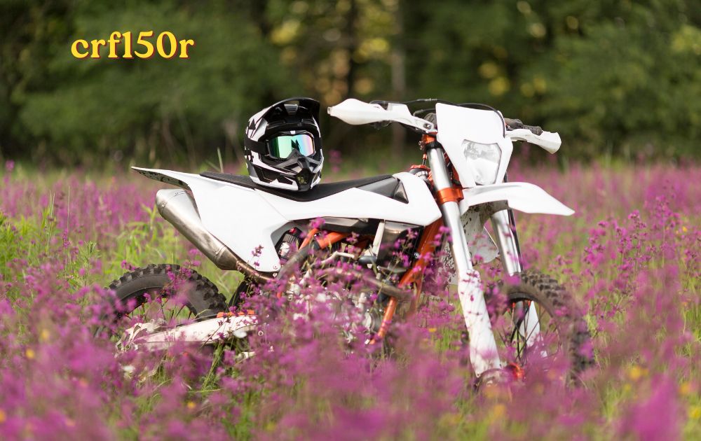 Honda CRF150R youth motocross bike on dirt track