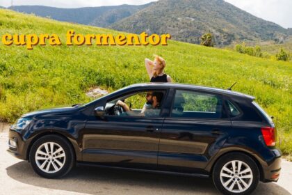 Cupra Formentor SUV parked outdoors showing its sporty front design and alloy wheels