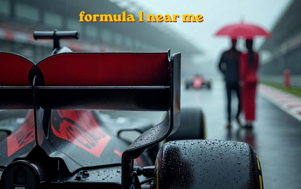 formula 1 near me race car cornering at track