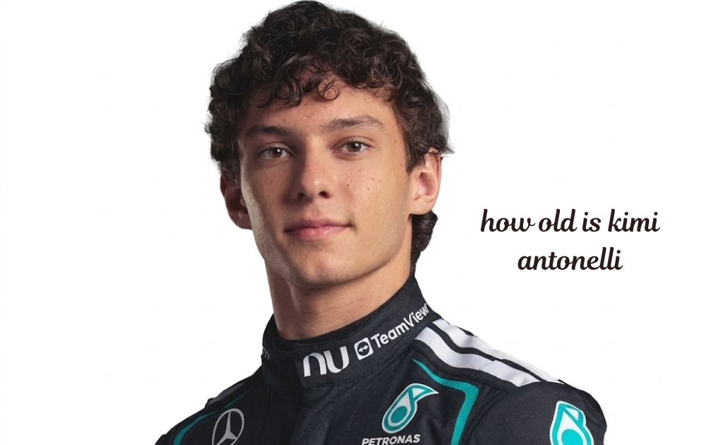 How old is Kimi Antonelli — Mercedes F1 driver number 12 in racing gear