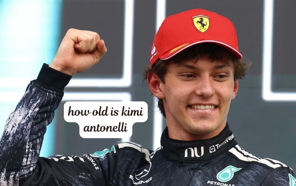 How old is Kimi Antonelli — Mercedes F1 driver number 12 in racing gear