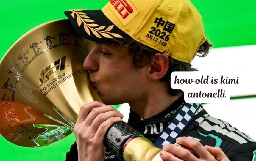 How old is Kimi Antonelli — Mercedes F1 driver number 12 in racing gear