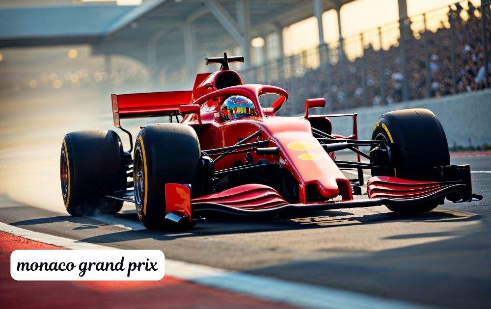 Start time for Monaco Grand Prix weekend schedule graphic