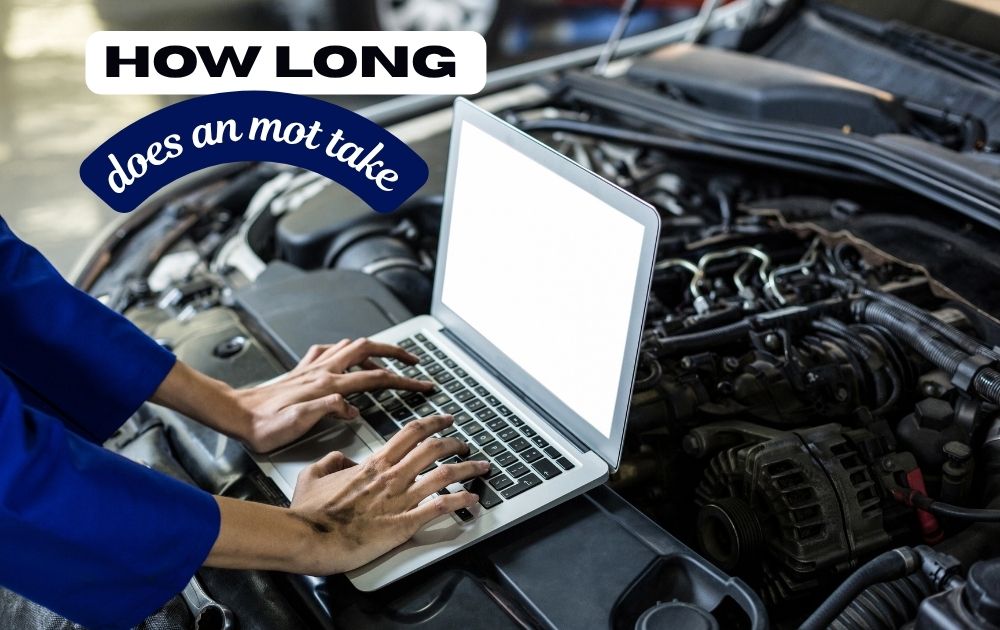 how long does an mot take mechanic checking car engine