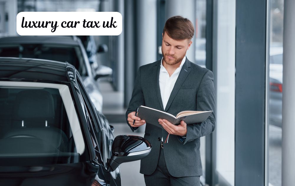 Luxury car tax UK expensive car supplement road tax document